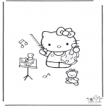 Diverse - Free coloring pages Hello Kitty