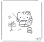 Free coloring pages Hello Kitty