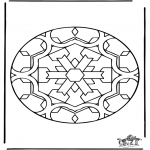 Mandala-malesider - Free coloring pages mandala insect