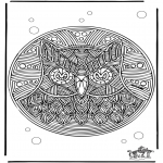 Mandala-malesider - Free coloring pages Mandala