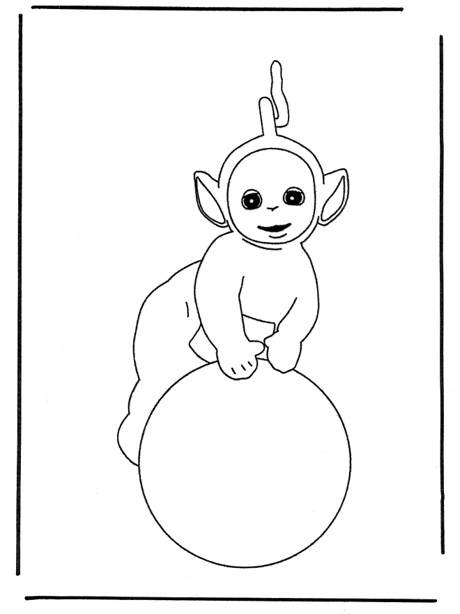 Free coloring pages Teletubbies - Teletubbies-malesider