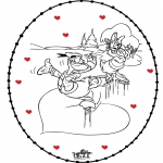 Tema-malesider - Free coloring pages Valentine's 