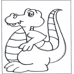Dyre-malesider - Free coloring sheets dinosauer