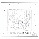 Tema-malesider - Free coloringpages mothers day