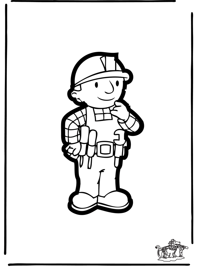 Fretwork Bob the Builder - Træskæringer