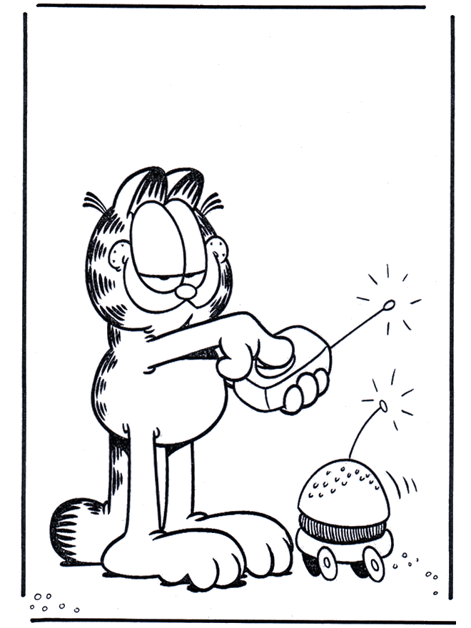 Garfield 1 - Malesider med Garfield