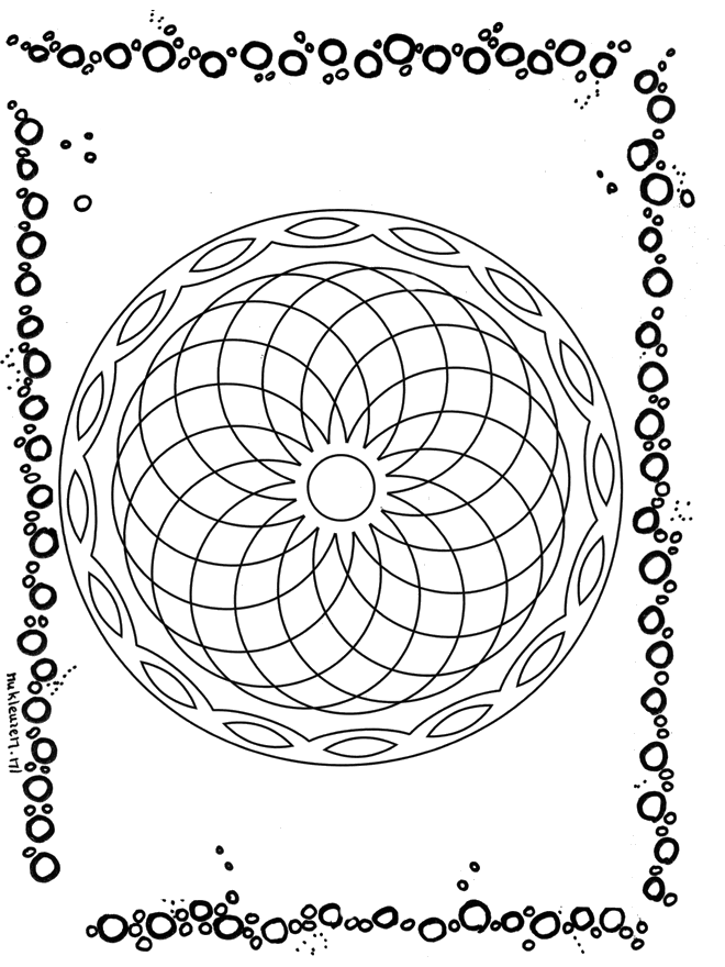 Geometric mandala 1 - Geo-mandalaer