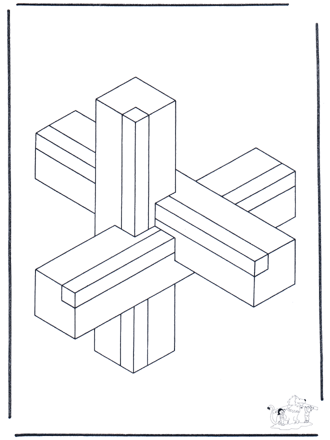 Geometric shapes 1 - Kunst-malesider