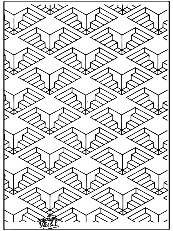 Geometric shapes 11 - Kunst-malesider