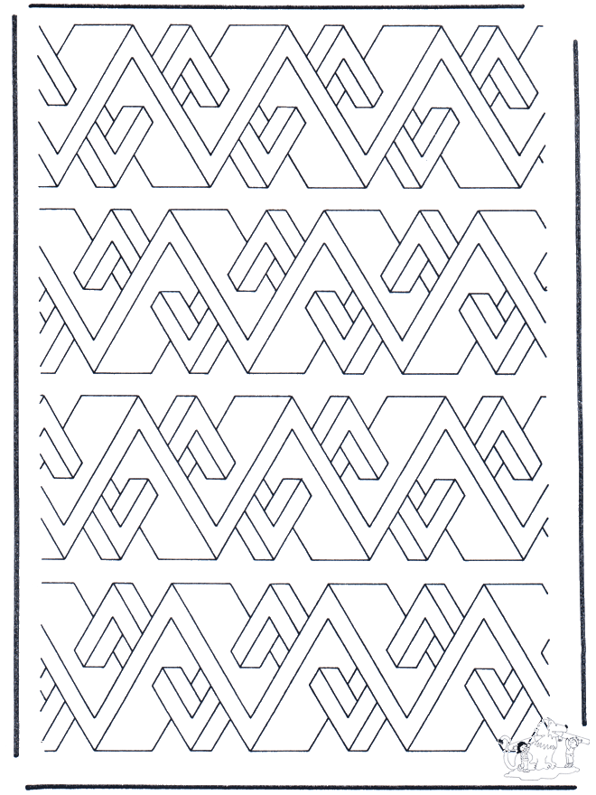 Geometric shapes 8 - Kunst-malesider