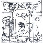 Bibel-malesider - Haealing of the paralysed man 3