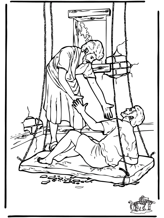 Haealing of the paralysed man 4 - Det ny testamente