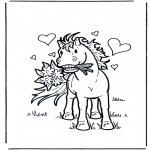 Dyre-malesider - Horse in love