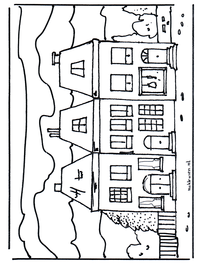 House 2 - Malesider med huse