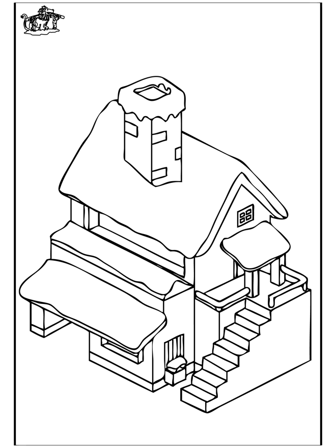 House 4 - Malesider med huse