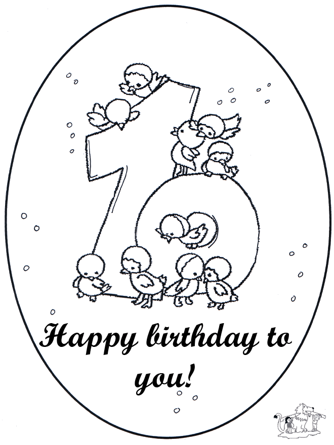 Hurrah 10 year - Malesider med fødselsdag
