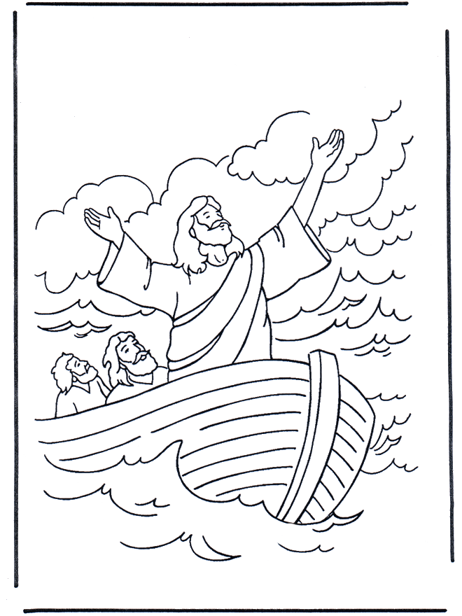 Jesus on the water 1 - Det ny testamente