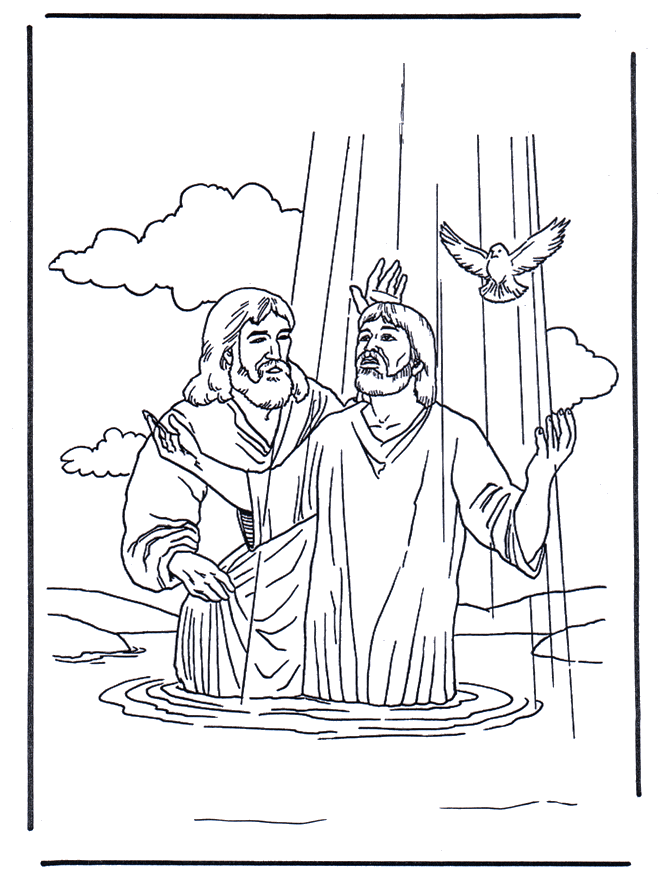 Jezus en Johannes de Doper - Det ny testamente