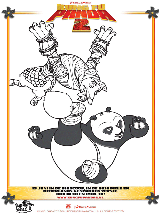 Kung Fu Panda 2 Drawing 4 - 