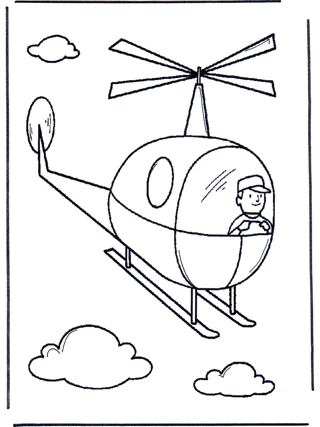 Little helicopter - Malesider med legetøj