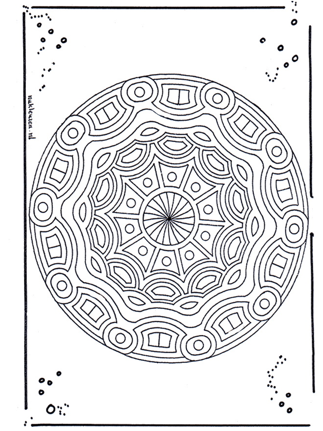 Mandala 16 - Geo-mandalaer