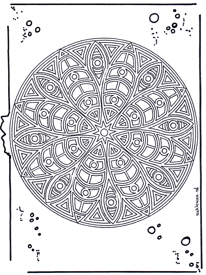 Mandala 17 - Geo-mandalaer