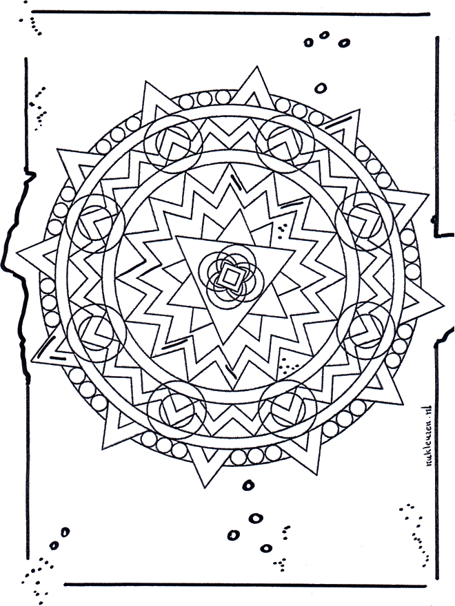 Mandala 19 - Geo-mandalaer