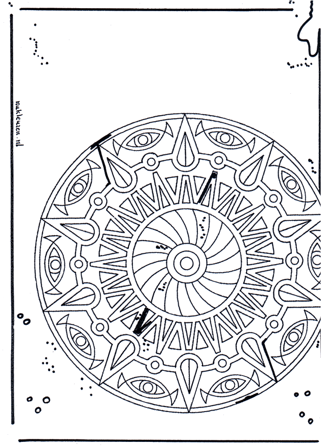 Mandala 21 - Geo-mandalaer