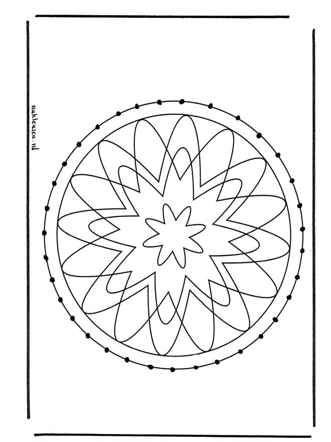 Mandala 29 - Brodering af mandalaer