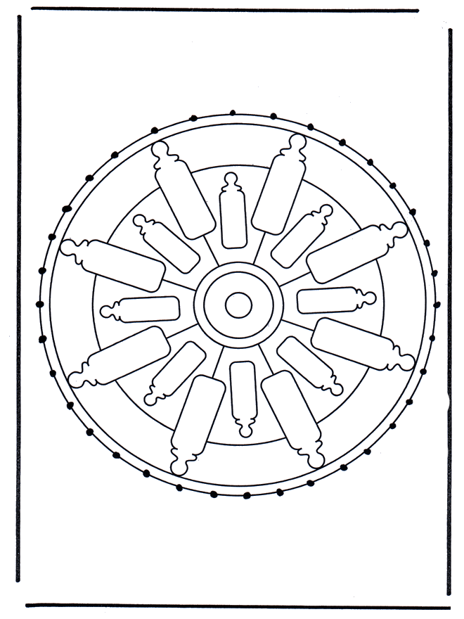 Mandala 32 - Brodering af mandalaer