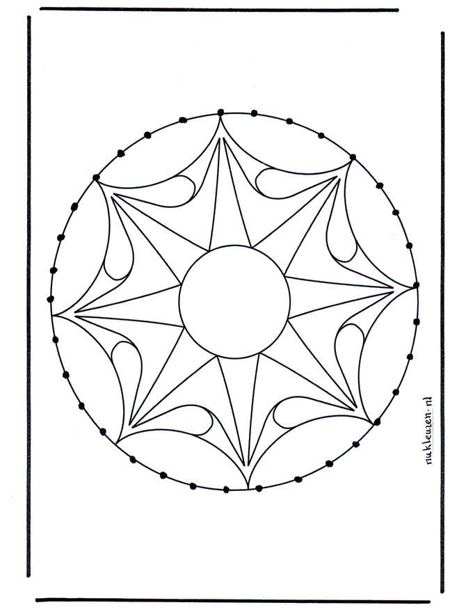 Mandala 33 - Brodering af mandalaer