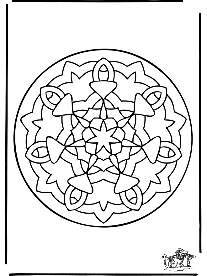 Mandala 36 - Geo-mandalaer