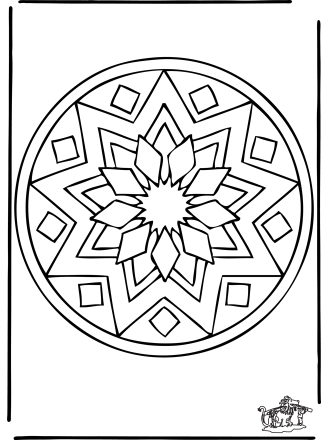 Mandala 39 - Geo-mandalaer