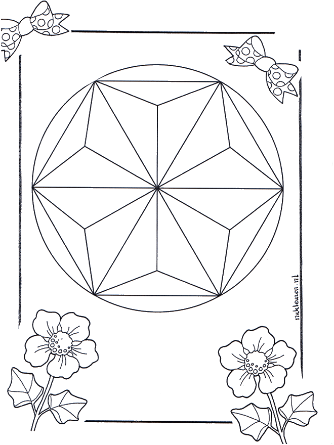 Mandala 6 - Geo-mandalaer