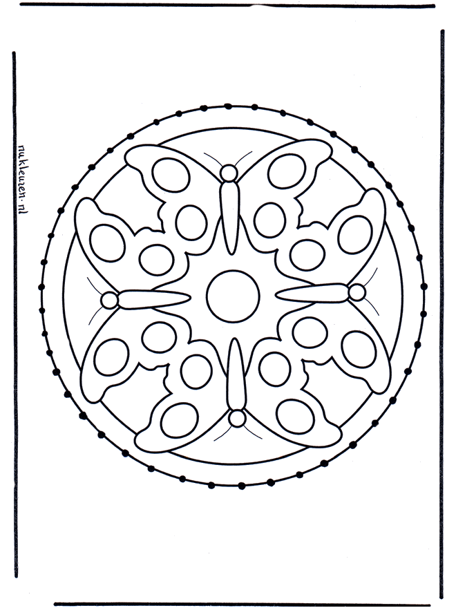 Mandala animals - Broderi med dyr