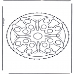 Sy-kort - Mandala animals