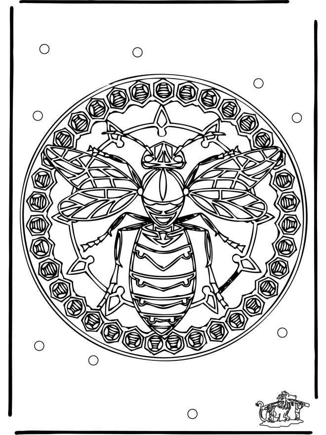 Mandala wesp - Dyre-mandalaer