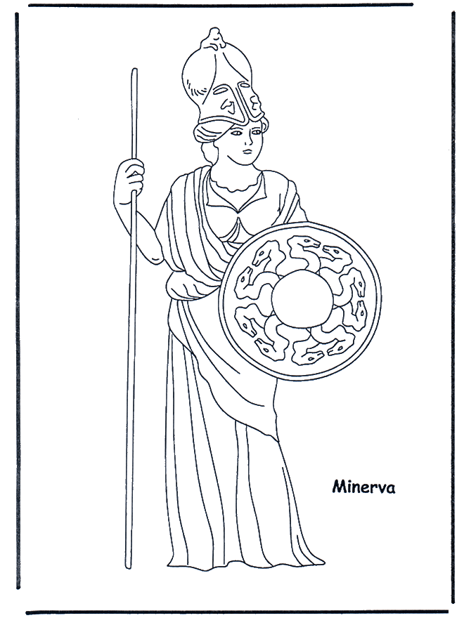 Minerva - Malesider med romerne