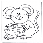 Dyre-malesider - Mouse with cheese