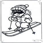 Vinter-malesider - Nice skiing