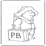 Børne-malesider - Paddington bear 7