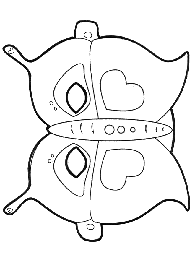 Paper mask butterfly - Masker
