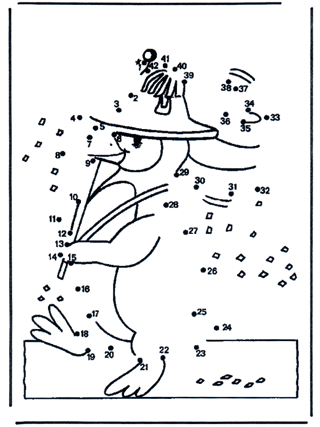 Penguin - Connect the Dots - Prik-til-prik