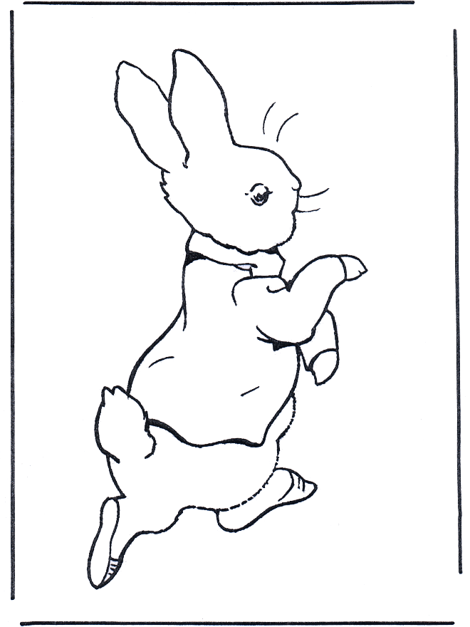 Pieter Rabbit 4 - Malesider med Beatrix Potter