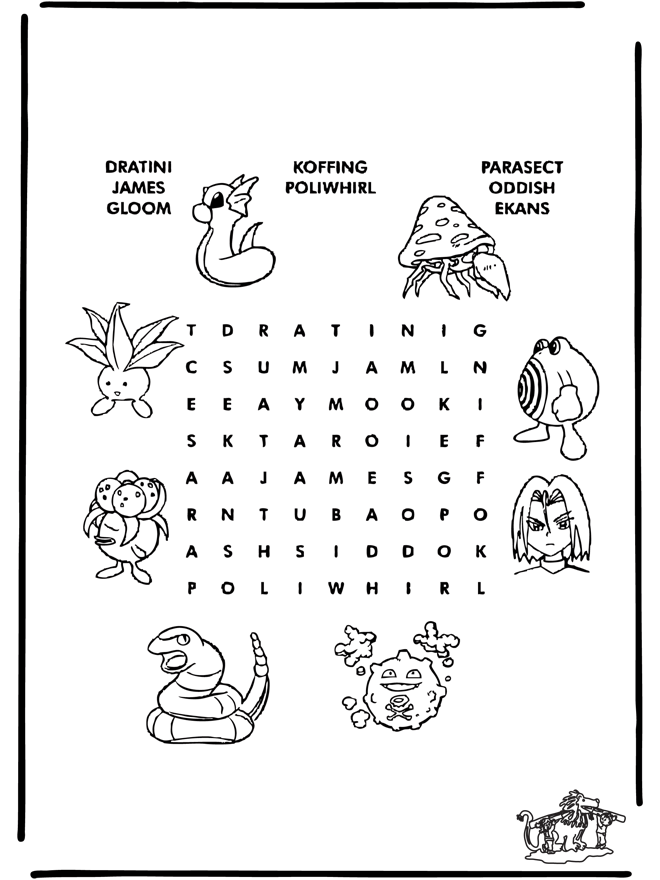 Pokemon puzzle 1 - Puslespil