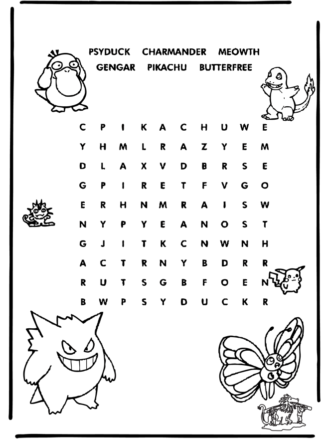 Pokemon puzzle 3 - Puslespil