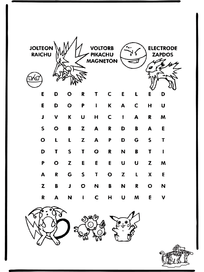 Pokemon puzzle 4 - Puslespil