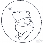 Sy-kort - Pooh stitchingcard 2