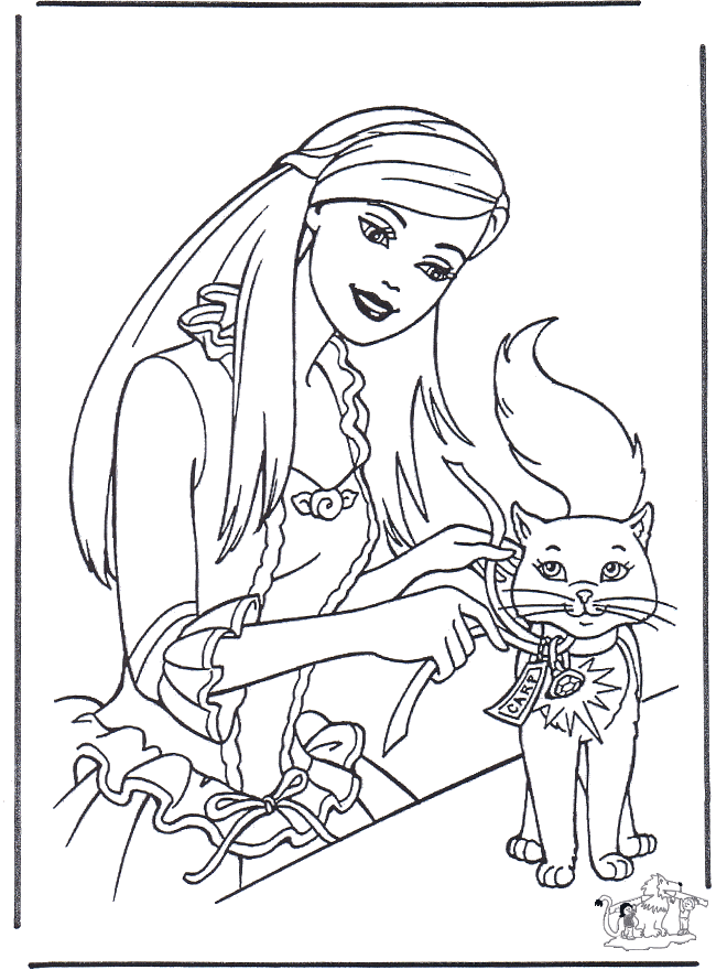 Prinses en kat - Malesider med eventyr