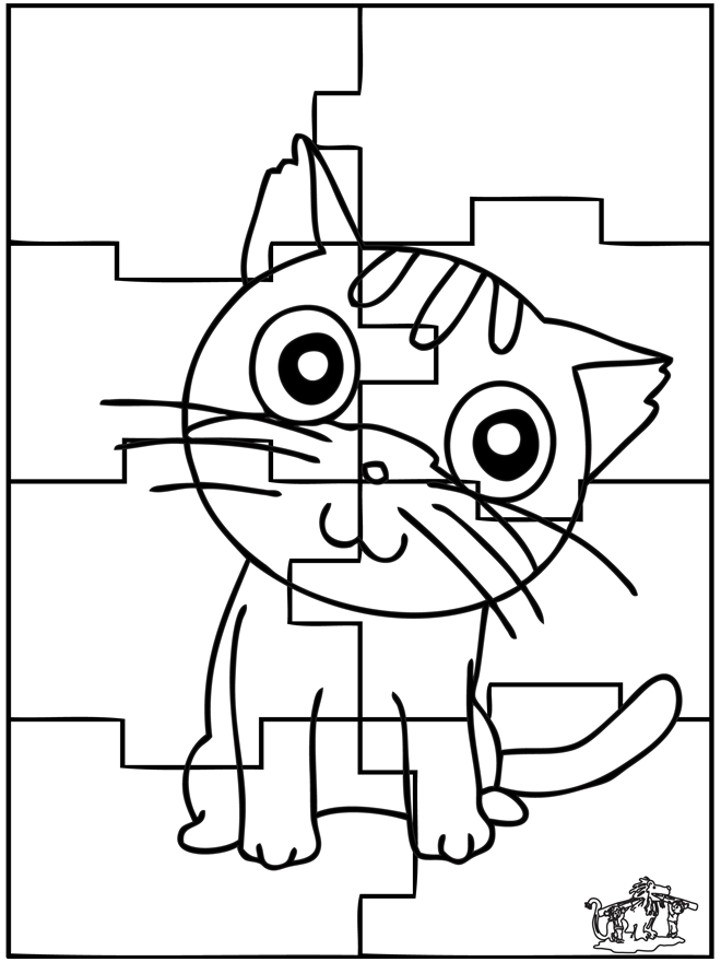 Puzzle cat - Puslespil